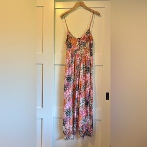 Anthropologie Floral Boho Jumpsuit